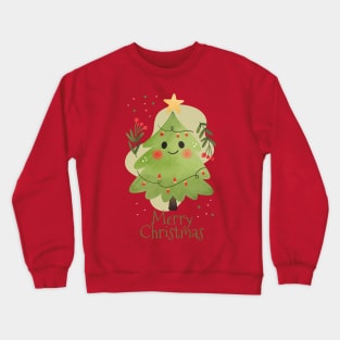 Cute Christmas tree Crewneck Sweatshirt